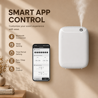 Diffuseur d'arômes intelligent commercial 2026 sans eau 400 ml avec écran LCD, machine électrique sans fil pour magasins, boutiques et chambres d'hôtel