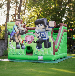 Castillo Inflable con Tobogán, Alquiler de Juegos Inflables, Minecrafting, Ro-bloxs, Brincolín Inflable - Product Image 2