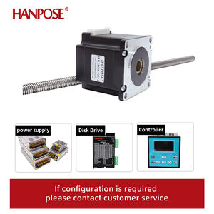 Motor Stepper Nema23 Linear Through Screw Hanpose <span class=keywords><strong>2</strong></span>.8A 126N.cm 57HA56-T10*4 100mm 24v untuk Instrumen Gambar - Product Image 6