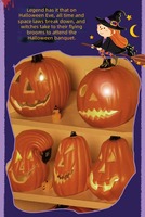 Lanterne LED d'Halloween en plastique moderne, empilable, ensemble de lanternes Jack O'Lantern, tailles et visages variés, décoration pour fête, maison, jardin, véranda