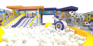 Aire de jeux intérieure pour enfants avec trampoline, toboggan et mur d'escalade, design unique et ludique, fabrication directe en usine, personnalisable sur le thème de <span class=keywords><strong>Mario</strong></span> - Product Image 5