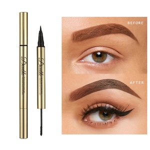 Gel et Crème Sourcils 2-en-1 Double Embout Waterproof Longue Tenue Haute Pigmentation Eyeliner Coloré Certifié CE - Product Image 5