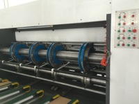 Machine d'impression flexographique automatique multicolore YSF-D avec extension de garantie, pour carton ondulé avec découpe et rainurage