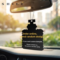 Désodorisant de voiture en feutre 100 % polyester, écologique, sans parfum, personnalisable par sublimation, marque Huizhong, vente en gros