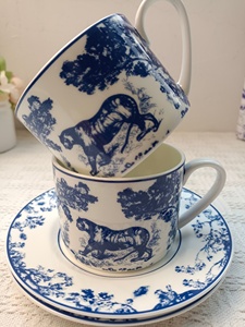 Wholesale of European Style Luxury Porcelain Coffee Sets and Bone China <b>Cup</b> and <b>Saucer</b> Sets - Product Image 2