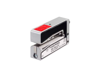 Sensor ultrasónico de ranura tipo horquilla Leuze IGSU 14D/6D.3-S12 50126785 con salida push-pull M12-5 pines para detección de etiquetas - Product Image 1