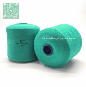 Hilo de Poliéster Semibrillante 100% Hilado 62/<span class=keywords><strong>2</strong></span> 62/3 42/<span class=keywords><strong>2</strong></span> Blanco para Tejer y Coser 1kg/cono 1.4175kg/cono Bolsa Tejida Cartón - Product Image 4