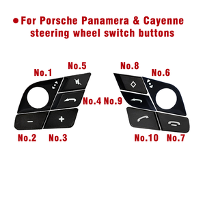 Nouveaux boutons de commande multifonctions pour volant, remplacement, matériau ABS+PC, pour <span class=keywords><strong>Panamera</strong></span> 971.1, pour 9YA 9Y0 971 - Product Image 3