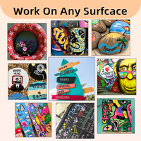 Marqueurs de peinture acrylique en gros pour l'extérieur, imperméables, vibrants, 15 mm, géants, personnalisables pour les événements promotionnels d'entreprise