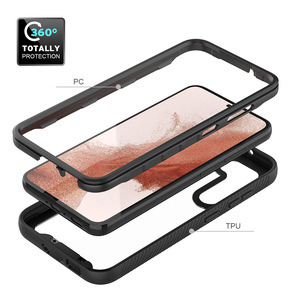 360 Protection anti-dérapant anti-chute tpu pc coque arrière transparente pour motorola <span class=keywords><strong>moto</strong></span> g62 g52 g42 g32 couvertures arrière - Product Image 4