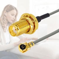 U.FL vers SMA connecteur femelle antenne WiFi câble de queue de cochon câble d'extension UFL vers SMA 15cm
