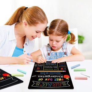 Pizarra de Madera para Cama, Letrero de Pizarra para Niños, Estilo Moderno Rústico, Marca Zzm, Hecho en AR - Product Image 3