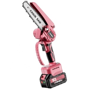 Motosierra Eléctrica Inalámbrica Portátil de Grado Industrial de 6 Pulgadas con Batería de Iones de Litio, Mini Motosierra de Mano de 2200W para Podar Árboles y Madera - Product Image 2