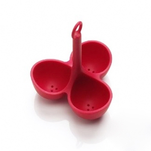 เครื่องทำไข่ต้มซิลิโคนเกรดอาหาร อุปกรณ์ครัว แม่พิมพ์ทำไข่ดาว - Product Image 3