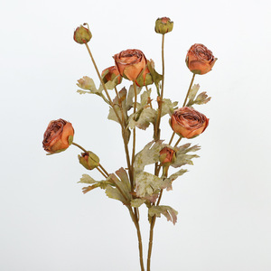 <b>Artificial</b> Lotus Flower Single <b>Stem</b> 5 Heads Vintage Style Silk High Simulation Home Decor Wedding - Product Image 3