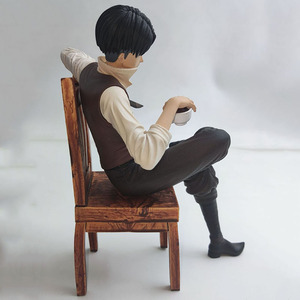 Figurine d'action en PVC de 19 cm des personnages d'anime Eren Jaeger et <span class=keywords><strong>Mikasa</strong></span> <span class=keywords><strong>Ackerman</strong></span>, collectionnable, en vente flash - Product Image 3