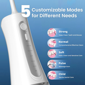 Best-seller Brosse à <span class=keywords><strong>dents</strong></span> sans fil en forme de U 360 °   Hydropulseur buccal pour un <span class=keywords><strong>nettoyage</strong></span> en profondeur avec 5 modes et 7 embouts pour les <span class=keywords><strong>dents</strong></span> - Product Image 3