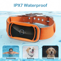 Collier de dressage pour chien rechargeable : étanche IPX7, portée 3300 pieds, bip, vibration, choc, anti-aboiement, IA intelligente
