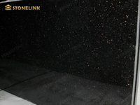 Stonelink bonne qualité diverses tailles personnalisées galaxie noire dalles de granit pour comptoirs