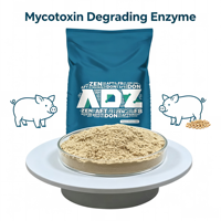 Additif alimentaire pour porcs : Degrade les mycotoxines (DON, Vomitoxine), améliore la santé intestinale, stimule la consommation d'aliments pour porcs