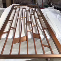 Diviseur de salle en acier inoxydable, effet miroir, or/or rose, argent/noir/couleur, séparation de salle de séparation métallique, art décoratif, 304/316