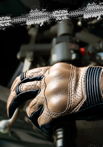 LS2MG020 Certifié ECE/DOT authentique Gants de <span class=keywords><strong>moto</strong></span> en <span class=keywords><strong>cuir</strong></span> rétro Harley, résistants à l'usure, confortables et dotés d'un écran tactile. - Product Image 6