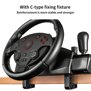 270 Degree Steering Angle <strong>PS4</strong> Gaming Steering Wheel Racing Wheel for Switch/<strong>PS4</strong>/PS3/XBOX ONE/XB360/PC - Product Image 3