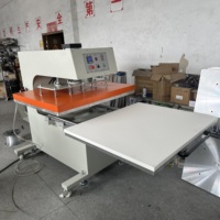 Machine de plaque de sublimation en fer de grande taille 120cm x 100cm ouverture automatique de presse à chaud