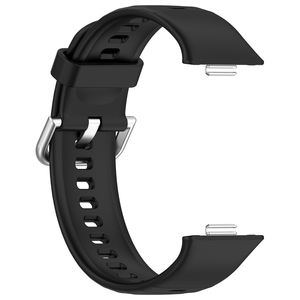 Cierre de hebilla plateada, <span class=keywords><strong>correa</strong></span> de reloj deportiva de silicona, <span class=keywords><strong>correa</strong></span> de reloj inteligente para <span class=keywords><strong>Huawei</strong></span> <span class=keywords><strong>Watch</strong></span> <span class=keywords><strong>Fit</strong></span> 3, <span class=keywords><strong>Correa</strong></span> - Product Image 4