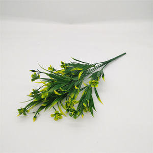 ดอกไม้ประดิษฐ์แฮปปี้ลิลลี่ช่อดอกไม้ขนาดเล็กตกแต่งภายในเรียบง่ายสีเขียวไอวี่สไตล์ยุโรปโต๊ะรับประทานอาหารเครื่องประดับเฟอร์นิเจอร์ - Product Image 6