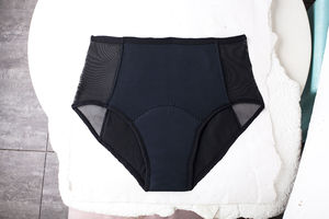 Culottes menstruelles taille haute 6XL grande taille, 4 couches anti-fuites, en Spandex et Nylon, vente en gros - Product Image 5