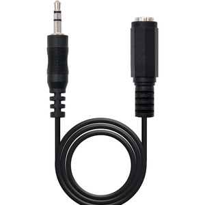 Cable de audio estéreo de 3.5mm macho a 3.5mm hembra de 5.0m para conectar dispositivos de audio, auriculares y altavoces. - Product Image 1