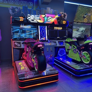 Consola de Videojuegos Arcade Popular de Carreras de Motos Deportivas para Dos Jugadores, Simulador de Carreras Analógico para Consola Operada con Monedas - Product Image 6