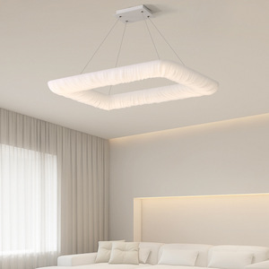 Modern Italian Designer <b>Chandelier</b> Nordic Style Rectangular Shape for Hall Master Bedroom Dining Room Living Room <b>Lighting</b> - Product Image 5