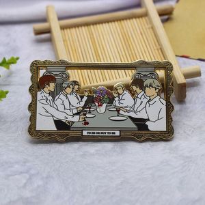 Pin de Solapa Metálico Personalizable para Sublimación, Insignias Metálicas Personalizadas con Logotipo, Fabricante de Pines de Esmalte Suave y Duro Chapados en Oro - Product Image 1