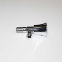 Robinet d'arrêt d'angle pour eau chaude et froide, design populaire, robinet triangulaire, robinet d'arrêt d'eau