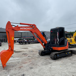 รถขุดไฮดรอลิกขนาดเล็กมือสอง 6 ตัน ยี่ห้อฮิตาชิ ZX60 จากญี่ปุ่น แบบตีนตะขาบ พร้อมเครื่องยนต์ยันม่าร์ ปั๊ม และมอเตอร์ - Product Image 1
