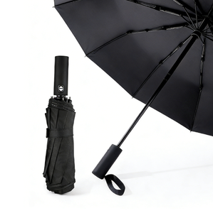 Nouveau design, grande taille, parapluie de voyage automatique coupe-vent à 10 baleines, personnalisable, vente en gros pour garçons - Product Image 4