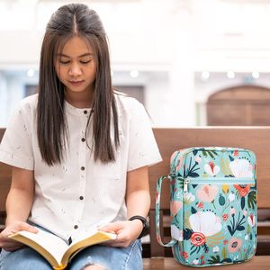 Muestra Gratuita de Fábrica: Bolsa para Biblia con Ranuras para Bolígrafos y Bolsillo con Cremallera, Protectora para Biblia, Regalo para Mujer - Product Image 2