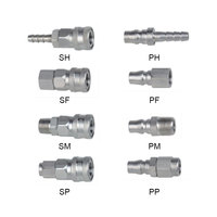 Acier inoxydable 304 outils pneumatiques nouvel état raccord d'air à dégagement rapide raccords rapides à air comprimé raccords