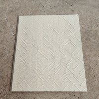 Panel Dinding 3D Anti Air, Anti Api, Ramah Lingkungan, Bahan PS PVC untuk Dekorasi Interior Apartemen, Harga Pabrik, Warna Arang