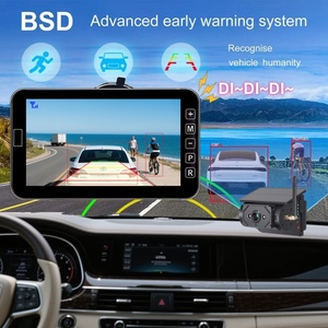 W7003 Không Dây Từ Năng Lượng Mặt Trời 7 "Màn Hình Xếp Máy Ảnh Rear View Sao Lưu Bãi Đậu Xe Tầm Nhìn Ban Đêm Máy Ảnh Ip68 Không Thấm Nước - Product Image 2