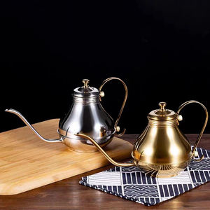 도매 아라비아 오리 주전자 에나멜 모로코 스테인레스 스틸 주입기 매직 세트 찻주전자 - Product Image 4