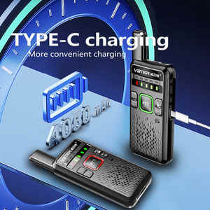 VBTER-<span class=keywords><strong>Mini</strong></span> Radio FM de Alta Potencia, Walkie de Mano, Analógico, Bidireccional, Comunicación de 5 Kilómetros, para Sitios Remotos, Hoteles, Coches, 2 Unidades, 1 Unidad - Product Image 5