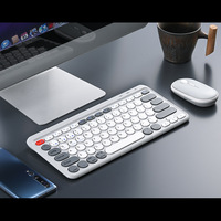Clavier mécanique sans fil OEM ODM FC05, nouveau, 104 touches, à ciseaux, USB, rétroéclairage RGB multicolore en option, ensemble de bureau