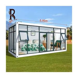 Bureau portable préfabriqué ou villas de 20 pieds OEM à la hausse Maison en conteneur avec 3 chambres à coucher Logement à plat pour l'<span class=keywords><strong>immobilier</strong></span> - Product Image 3