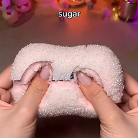 Mainan Tekan Bentuk Sabun Renyah Tekstur Garing Pereda Stres Mainan Genggam ASMR Mainan Sensorik dengan Kotak Plastik Hadiah Grosir
