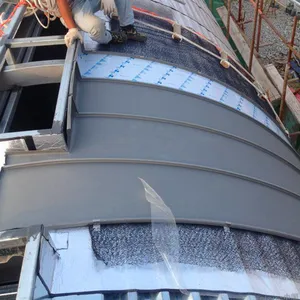 Free Sample titanium zinc aluminum standing seam roofing panel lock seam roof sheet