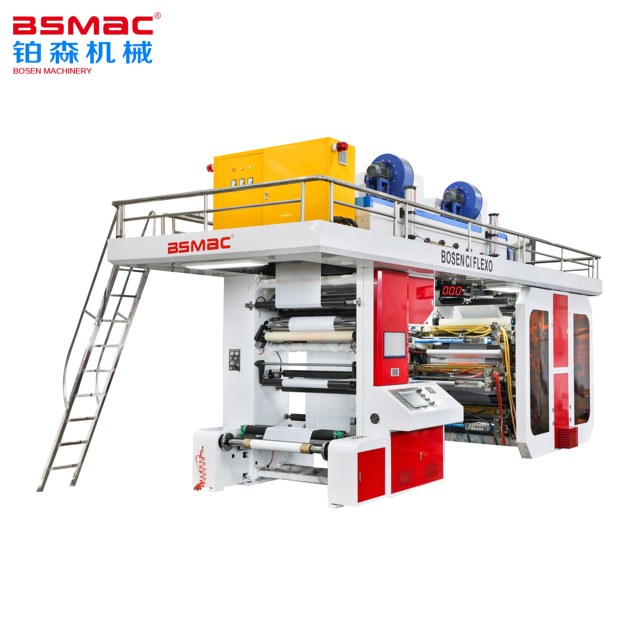 Cost Effective High Automation Printing Speed 250m/min 6-Color Design Ci Structure Flexo Printing Machine