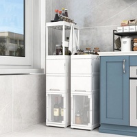 Clip Organisateur Cabinet 25cm Cuisine Coin Étagère De Rangement Ouvert Tiroir Armoire